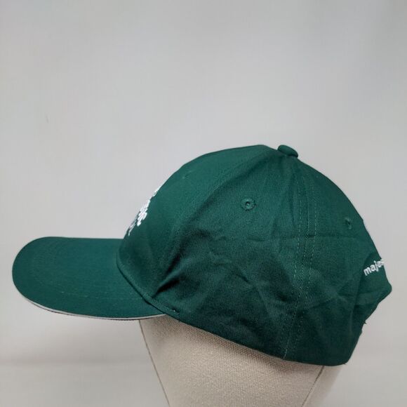 Majestic Colonial Punta Cana Slideback Hat Green One Size Embroidered - Picture 3 of 6